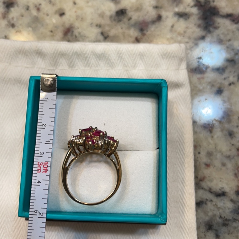 Ruby Cocktail Ring - image 4
